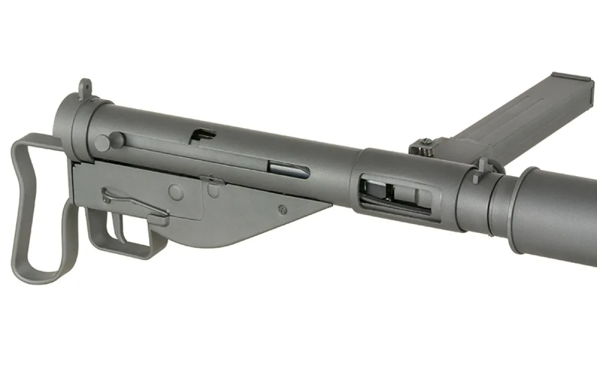 AGM STEN GUN MKII SOE Edition mit Silencer inkl. Tracer / X-ASR 0,5 Joule AEG ab 14j.